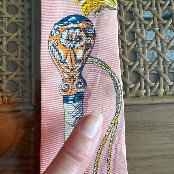 Authentic Hermès Cavalcades Silk Twilly - Picture 14 of 16